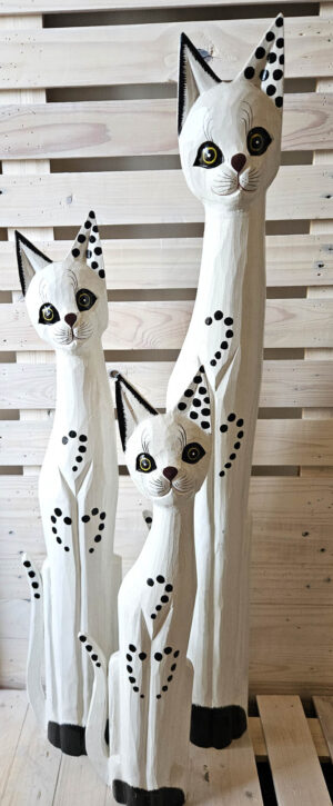 Wooden cat set - 1M,80cm,60cm