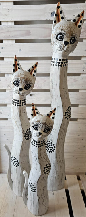 Wooden cat set - 1M,80cm,60cm