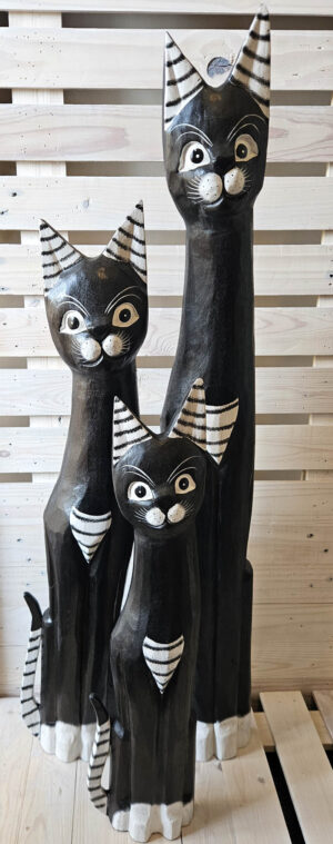Wooden cat set - 1M,80cm,60cm