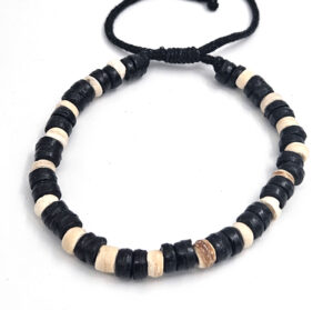 Coconut Bracelet - Blk/Whi
