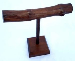 Wood bracelet stand - Brown (25cm)