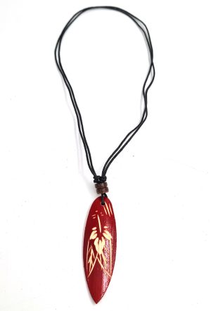 Surfboard necklace - Flower