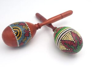 Egg Shaker on stick (30cm)