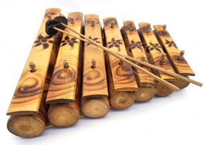 Bamboo xylophone - 7 tube (30cm)